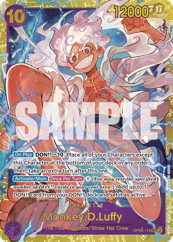 Monkey.D.Luffy Reprint OP05-119 – Premium Booster - The Best | One Piece TCG