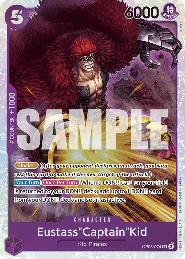 Eustass"Captain"Kid Reprint OP05-074 – Premium Booster - The Best | One Piece TCG