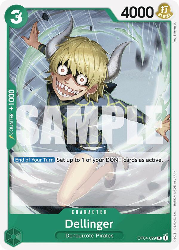 Dellinger Reprint OP04-029 – Premium Booster - The Best | One Piece TCG