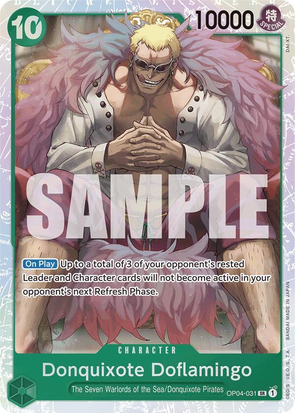 Donquixote Doflamingo Reprint OP04-031 – Premium Booster - The Best | One Piece TCG