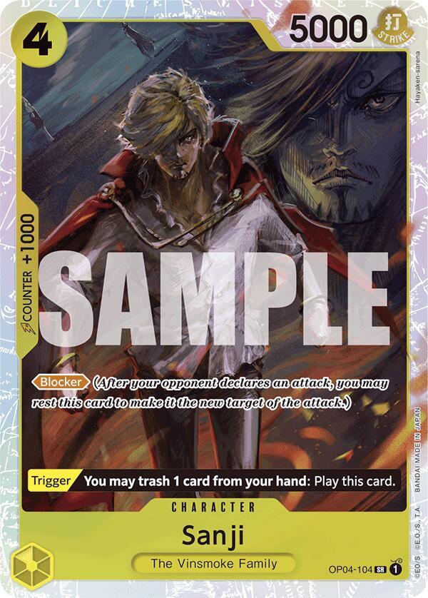 Sanji Reprint OP04-104 – Premium Booster - The Best | One Piece TCG