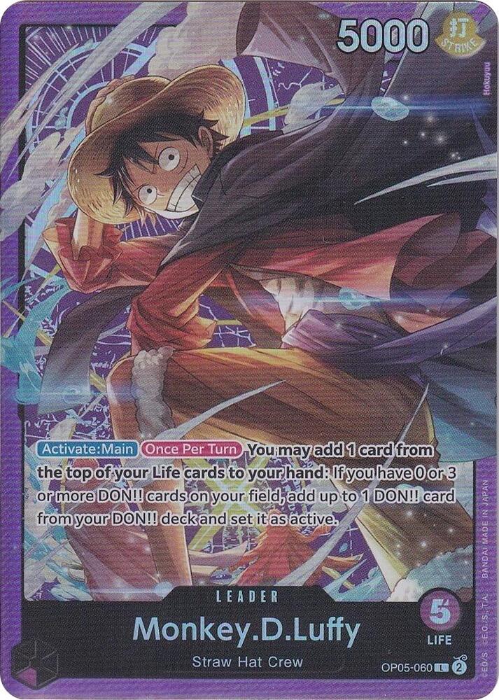 Monkey.D.Luffy Sound Loader Vol. 1 OP05-060 | One Piece TCG