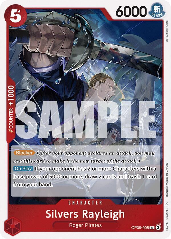 Silvers Rayleigh OP09-005 – Emperors in the New World | One Piece TCG