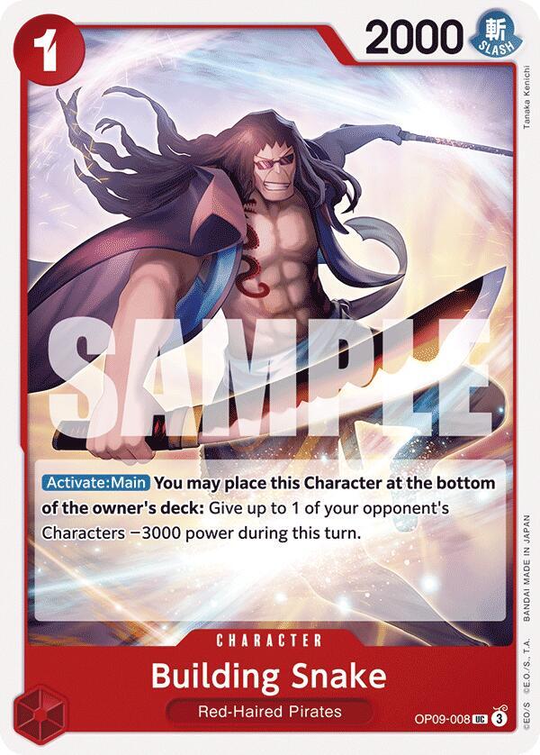 Building Snake OP09-008 – Emperors in the New World | One Piece TCG
