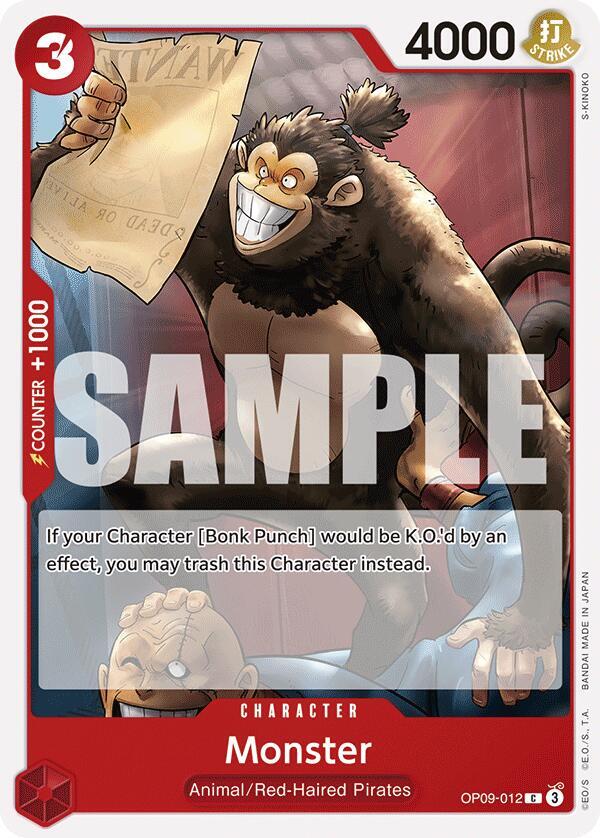 Monster OP09-012 – Emperors in the New World | One Piece TCG