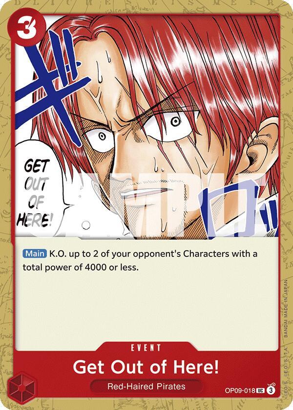 Get Out of Here! OP09-018 – Emperors in the New World | One Piece TCG