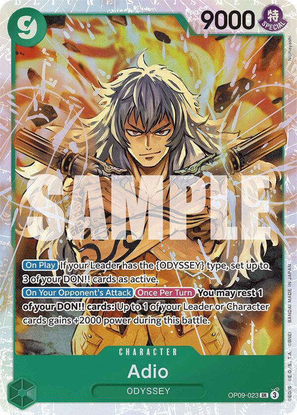 Adio OP09-023 – Emperors in the New World | One Piece TCG