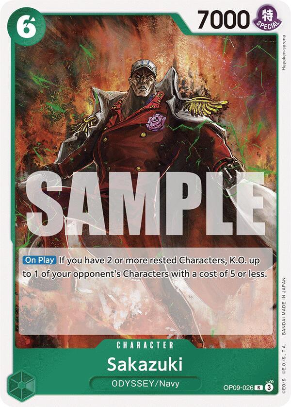 Sakazuki OP09-026 – Emperors in the New World | One Piece TCG