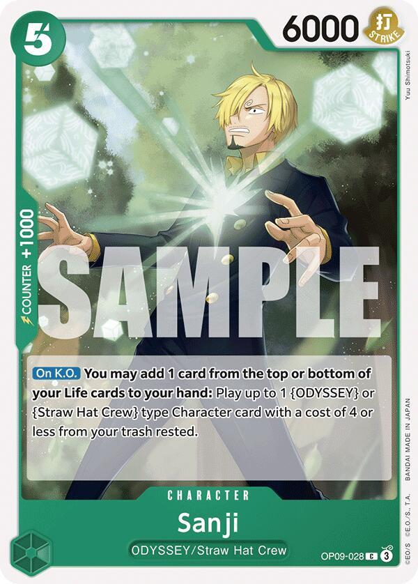 Sanji OP09-028 – Emperors in the New World | One Piece TCG