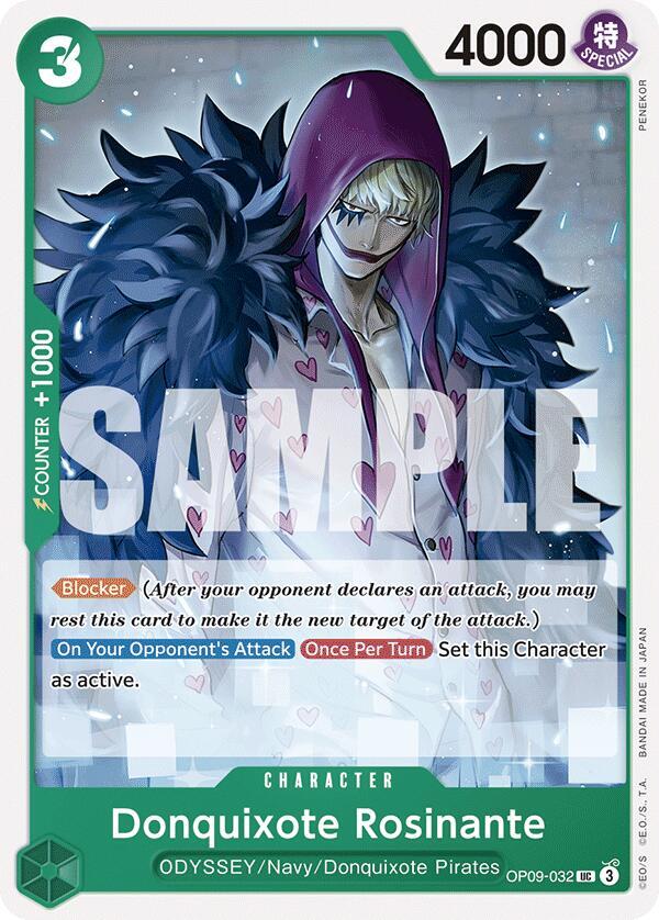 Donquixote Rosinante OP09-032 – Emperors in the New World | One Piece TCG
