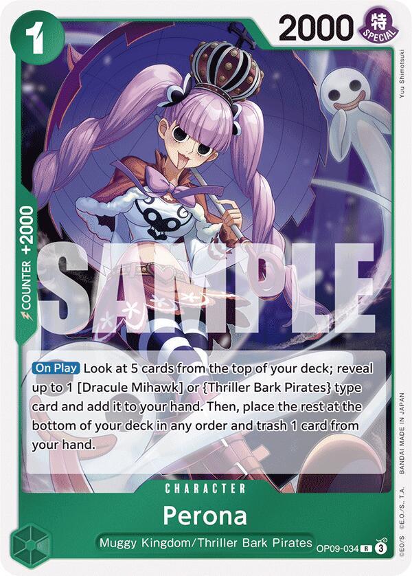 Perona OP09-034 – Emperors in the New World | One Piece TCG
