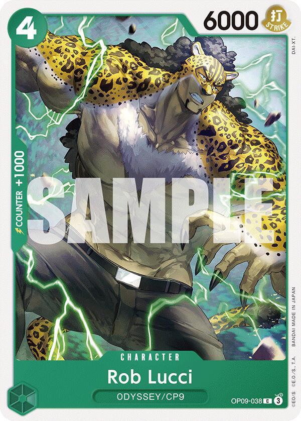Rob Lucci OP09-038 – Emperors in the New World | One Piece TCG