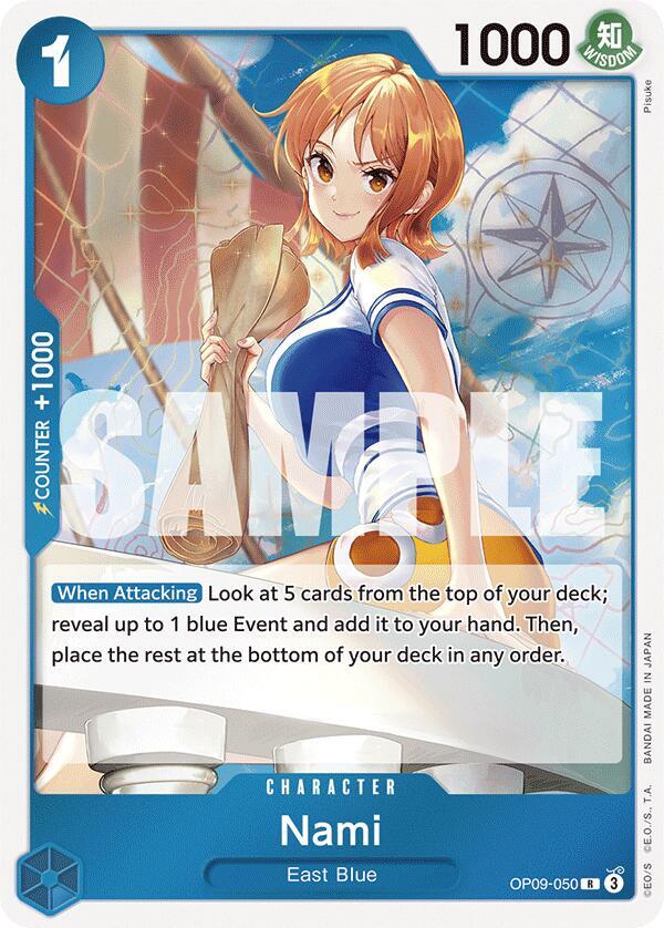 Nami OP09-050 – Emperors in the New World | One Piece TCG