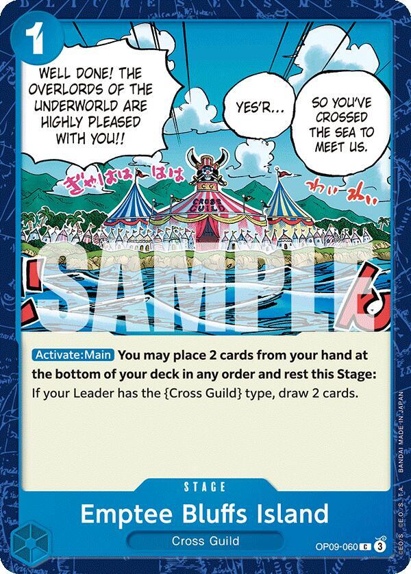 Emptee Bluffs Island OP09-060 – Emperors in the New World | One Piece TCG