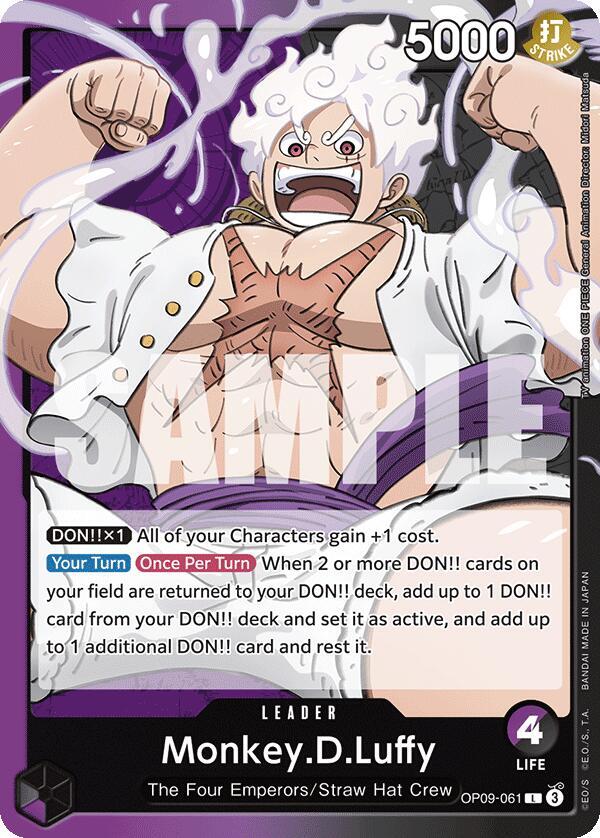 Monkey.D.Luffy OP09-061 – Emperors in the New World | One Piece TCG