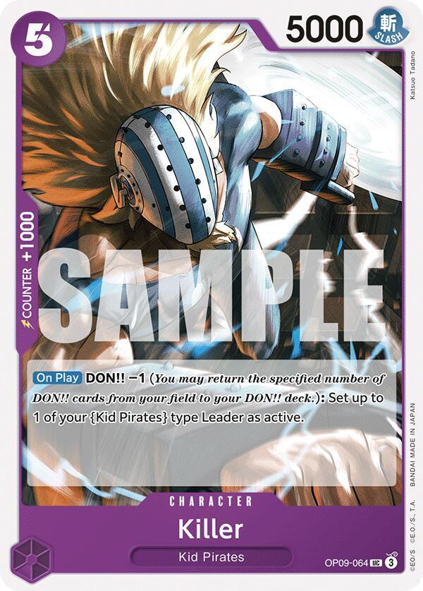 Killer OP09-064 – Emperors in the New World | One Piece TCG