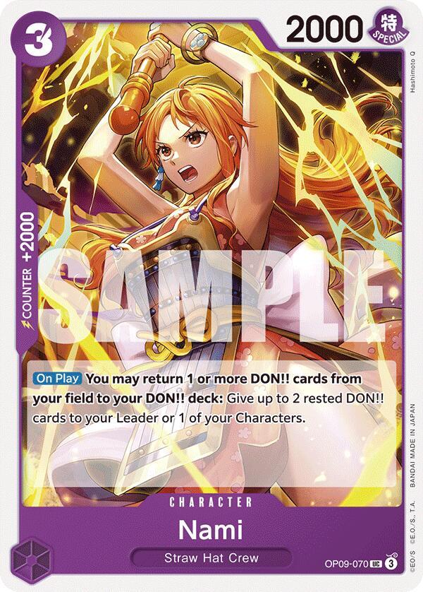 Nami OP09-070 – Emperors in the New World | One Piece TCG