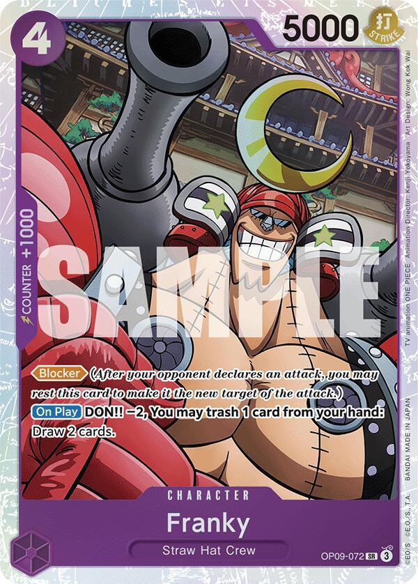 Franky OP09-072 – Emperors in the New World | One Piece TCG