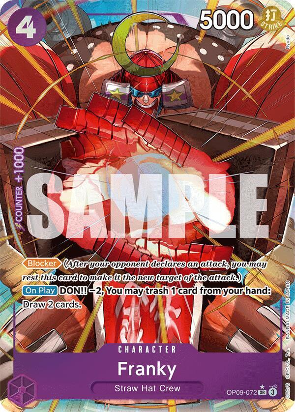 Franky Alternate Art OP09-072 – Emperors in the New World | One Piece TCG
