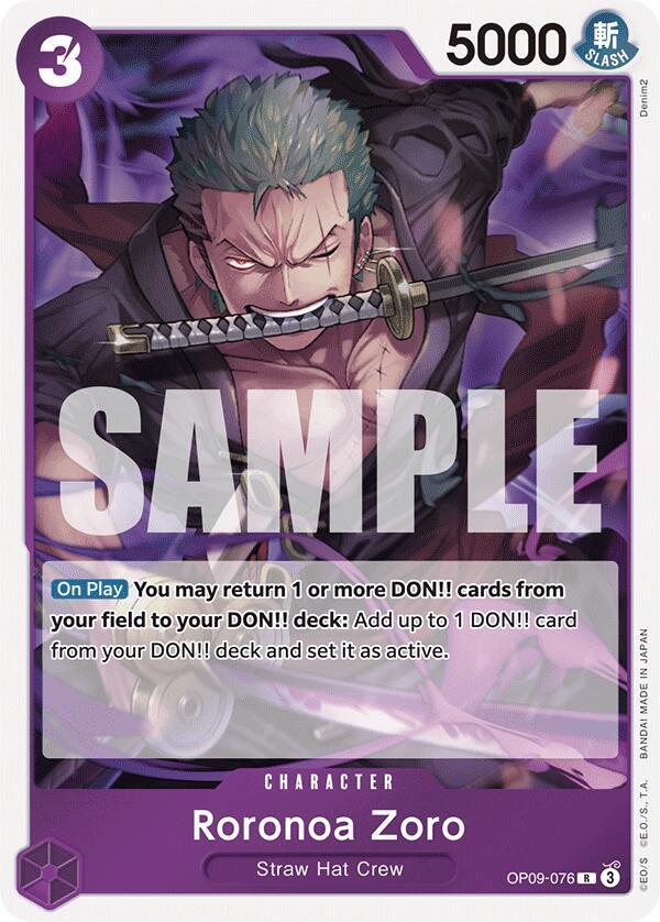 Roronoa Zoro OP09-076 – Emperors in the New World | One Piece TCG