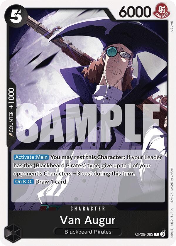 Van Augur OP09-083 – Emperors in the New World | One Piece TCG