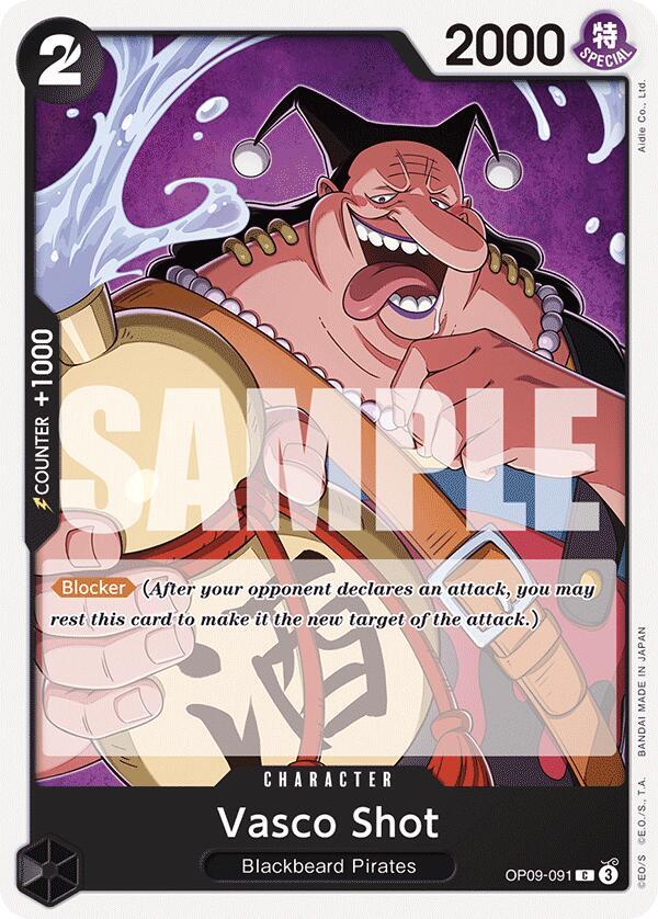 Vasco Shot OP09-091 – Emperors in the New World | One Piece TCG