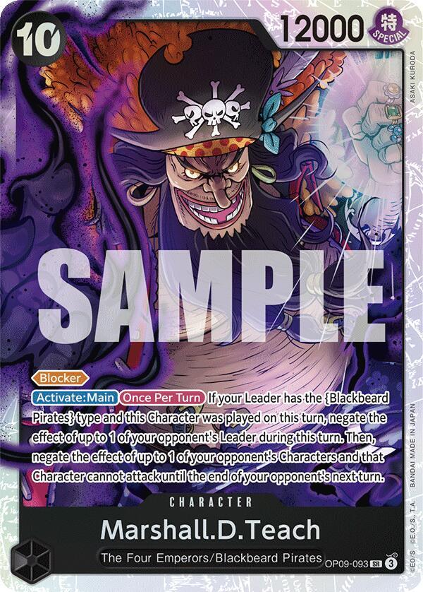 Marshall.D.Teach OP09-093 – Emperors in the New World | One Piece TCG