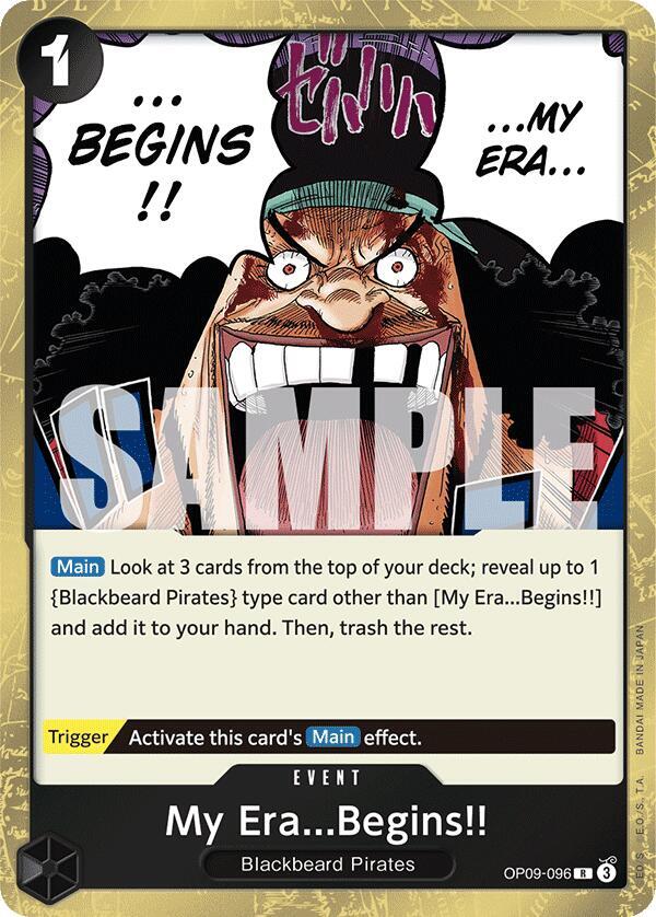 My Era...Begins!! OP09-096 – Emperors in the New World | One Piece TCG
