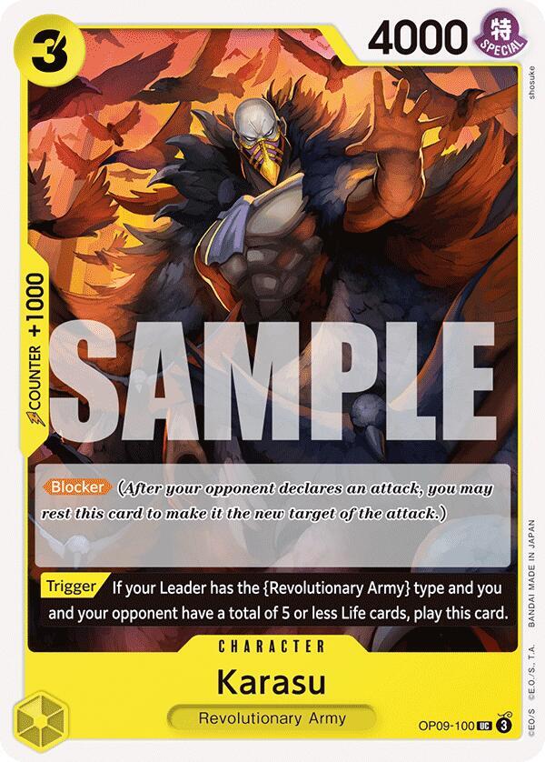 Karasu OP09-100 – Emperors in the New World | One Piece TCG