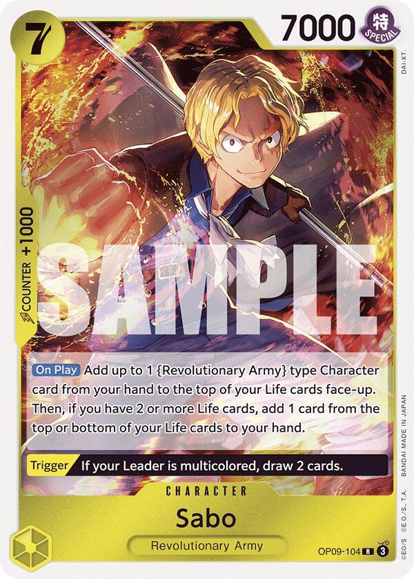 Sabo OP09-104 – Emperors in the New World | One Piece TCG
