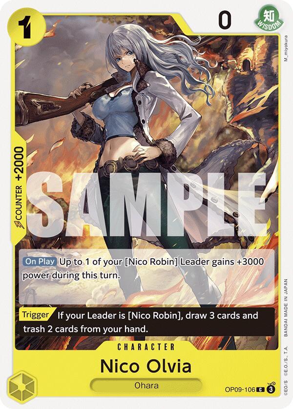 Nico Olvia OP09-106 – Emperors in the New World | One Piece TCG