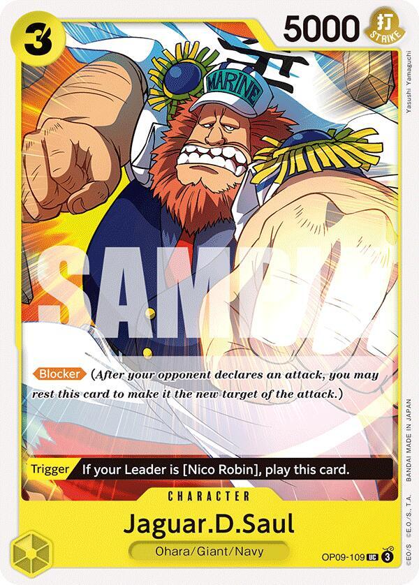Jaguar.D.Saul OP09-109 – Emperors in the New World | One Piece TCG