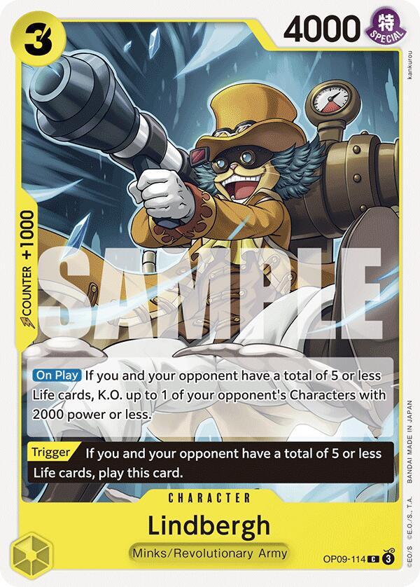 Lindbergh OP09-114 – Emperors in the New World | One Piece TCG