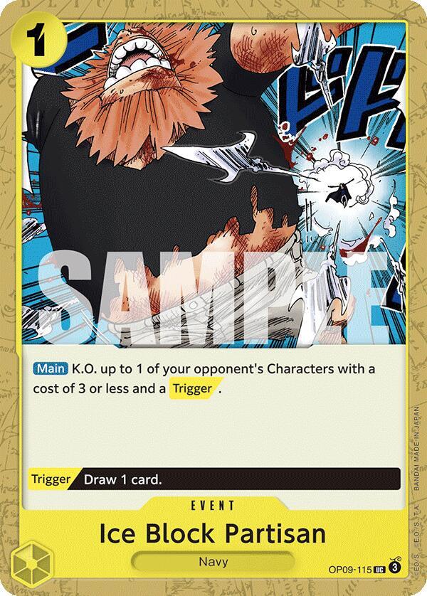 Ice Block Partisan OP09-115 – Emperors in the New World | One Piece TCG