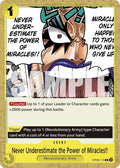 Never Underestimate the Power of Miracles!! OP09-116 – Emperors in the New World | One Piece TCG