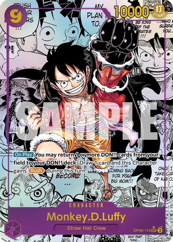 Monkey.D.Luffy Manga Rare OP09-119 – Emperors in the New World | One Piece TCG