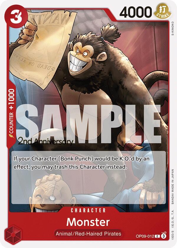 Monster OP09-012 – 2nd Anniversary Tournament Cards | One Piece TCG