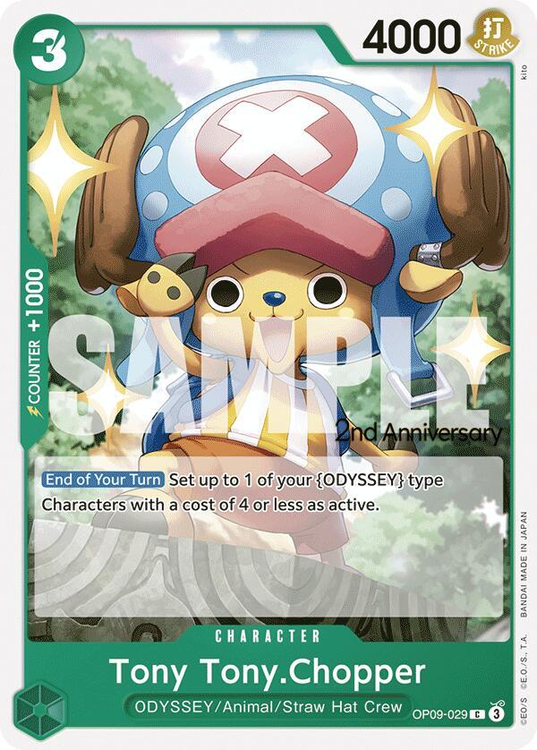 Tony Tony Chopper OP09-029 – 2nd Anniversary Tournament Cards | One Piece TCG