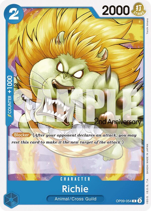 Richie OP09-054 – 2nd Anniversary Tournament Cards | One Piece TCG