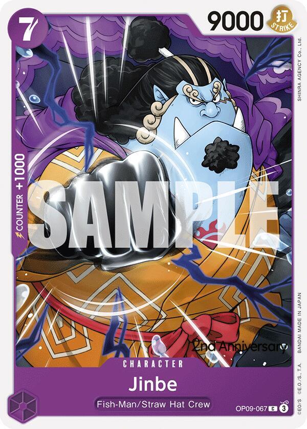 Jinbe OP09-067 – 2nd Anniversary Tournament Cards | One Piece TCG