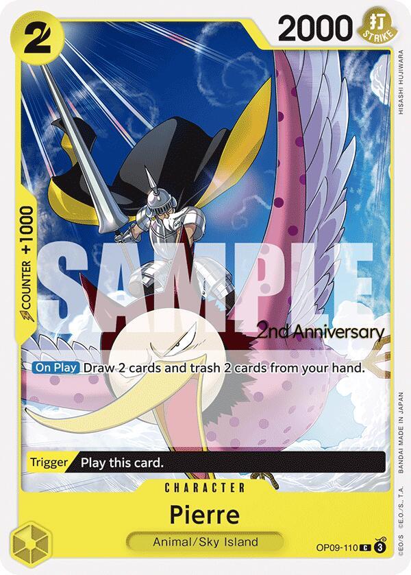 Pierre OP09-110 – 2nd Anniversary Tournament Cards | One Piece TCG