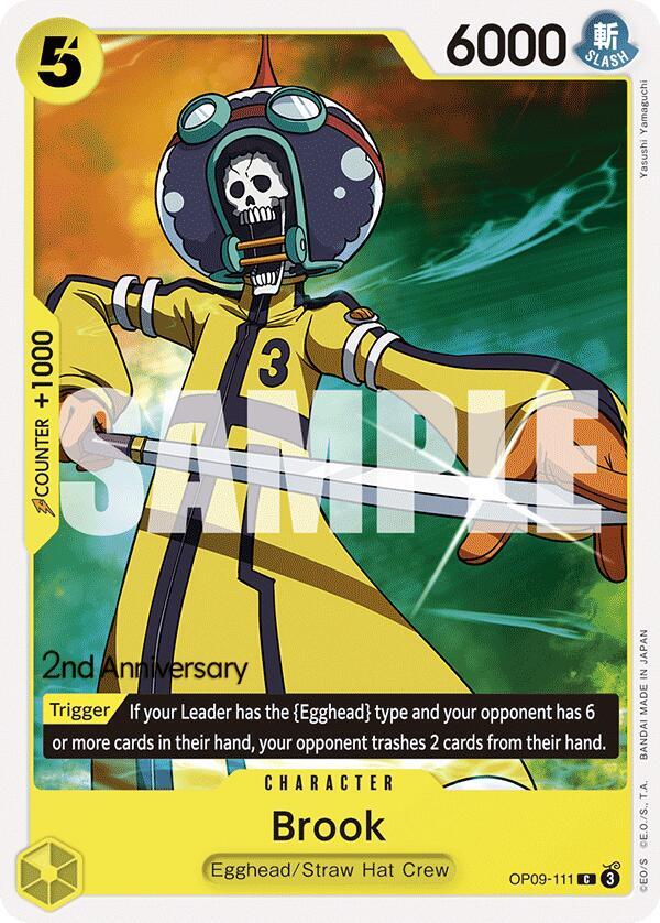 Brook OP09-111 – 2nd Anniversary Tournament Cards | One Piece TCG