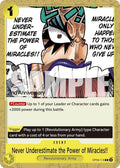 Never Underestimate the Power of Miracles!! OP09-116 – 2nd Anniversary Tournament Cards | One Piece TCG