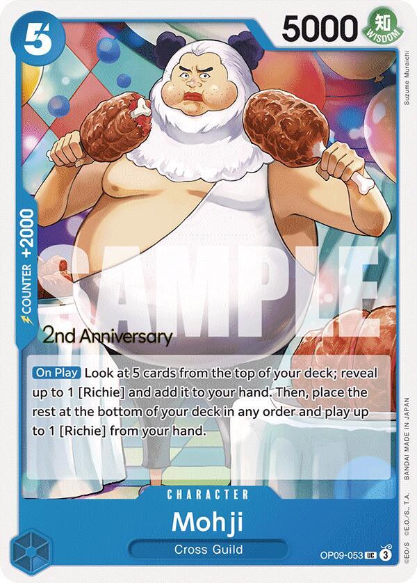 Mohji OP09-053 – 2nd Anniversary Tournament Cards | One Piece TCG