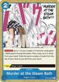 Murder at the Steam Bath OP09-059 – 2nd Anniversary Tournament Cards | One Piece TCG