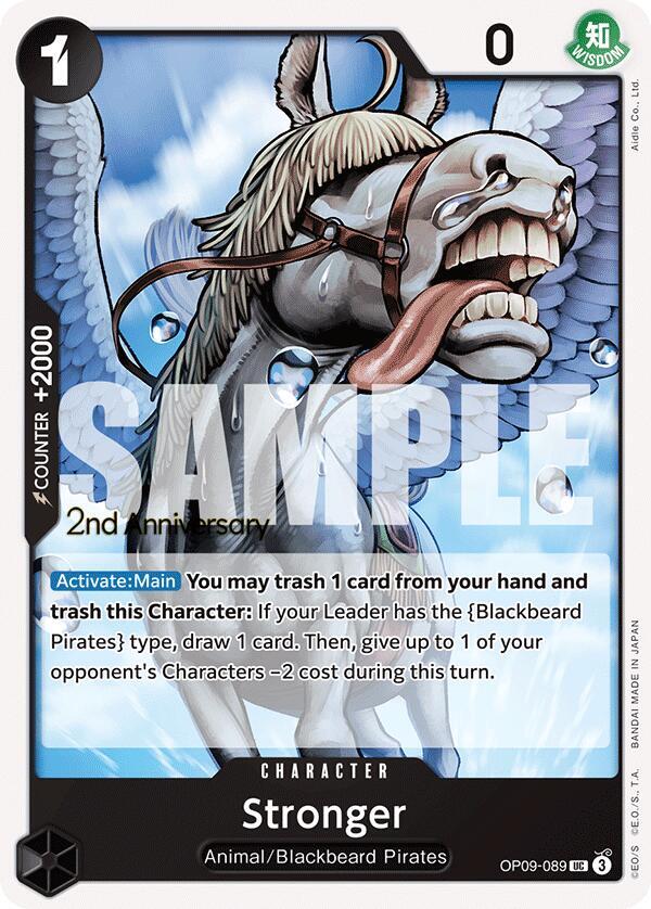 Stronger OP09-089 – 2nd Anniversary Tournament Cards | One Piece TCG