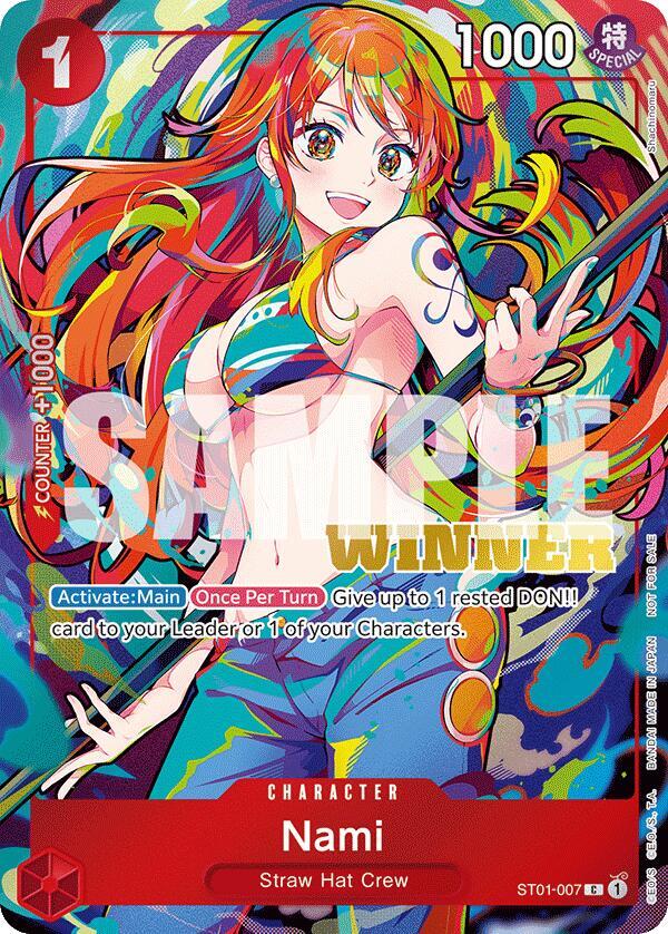 Nami 2025 New Year Event Winner ST01-007 | One Piece TCG