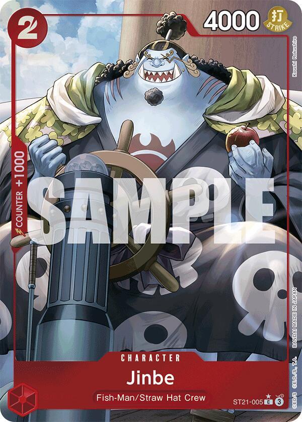 Jinbe Alternate Art ST21-005 – Starter Deck EX: Gear 5 | One Piece TCG