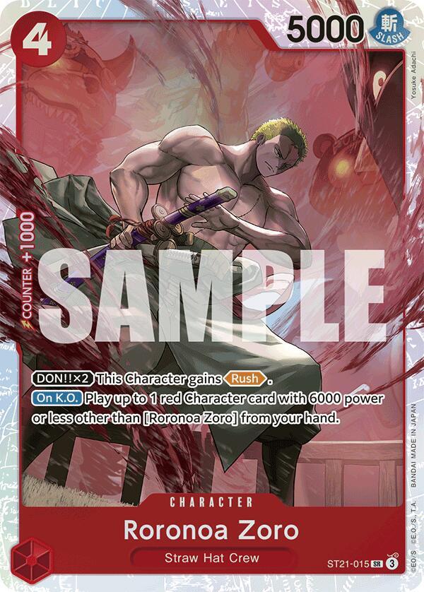 Roronoa Zoro ST21-015 – Starter Deck EX: Gear 5 | One Piece TCG