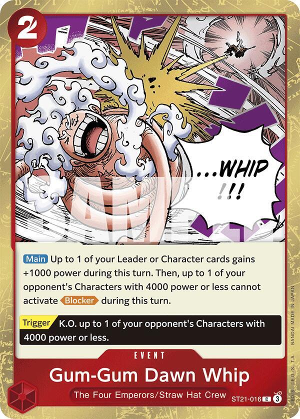 Gum-Gum Dawn Whip ST21-016 – Starter Deck EX: Gear 5 | One Piece TCG